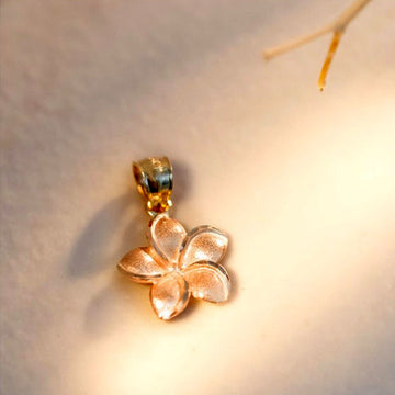 14k 4-Leaf Clover Hawaiian Pendant