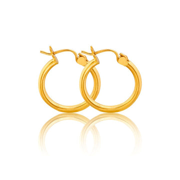 14k Hoop Earrings (2mm)