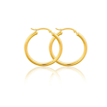 14k Hoop Earrings (3mm)