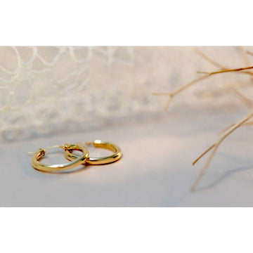 14k Hoop Earrings (3mm)