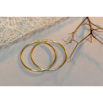 14k Hoop Earrings (3mm)