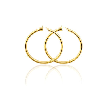 14k Hoop Earrings (3mm)