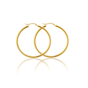 14k Hoop Earrings (3mm)